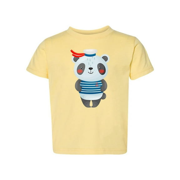 Cute Sailor Panda T-Shirt Toddler -Image by Shutterstock, 4 Toddler