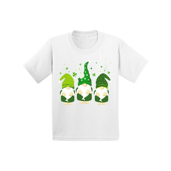 Cute Saint Patrick's T-Shirt for Youth Pattys Party Outfit Novelty Green Lucky Irish Tee 4-18 Years Old Kids Boys Girls