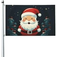 Cute Santa Claus Garden Flag Flags for Outside Holiday Banner