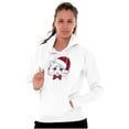 thumbnail image 1 of Cute Santa Kitty Merry Christmas Hoodie Sweatshirt Women Men Brisco Brands X, 1 of 6