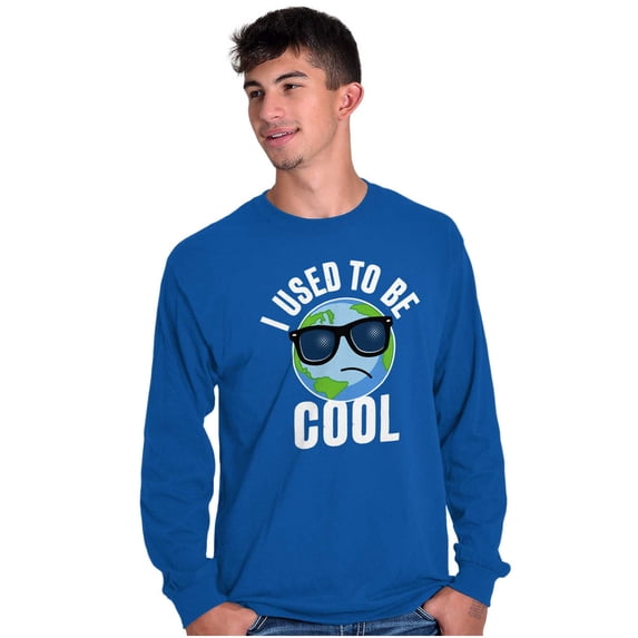 Cute Save Planet Earth Day Go Green Plus Size Long Sleeve Graphic Tee Shirt Brisco Brands 2X
