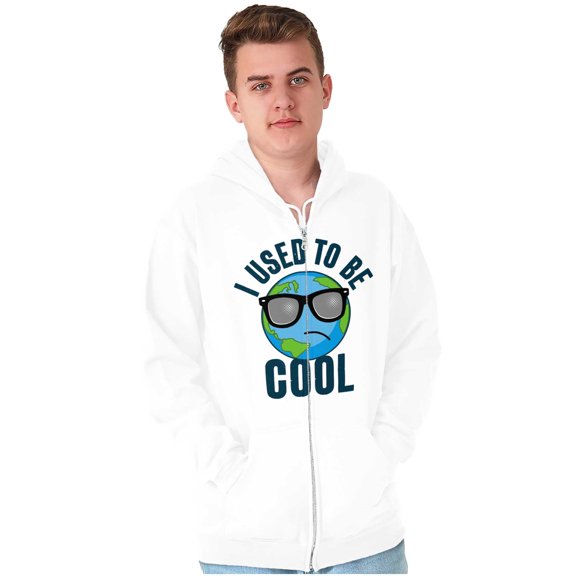 Cute Save Planet Earth Day Go Green Zip Up Hoodie Men's Women's Brisco Brands X