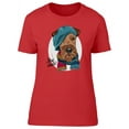 thumbnail image 1 of Cute Schnauzer Dog With Cap Tee Women's -Image by Shutterstock, 1 of 2
