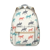 Cute School Backpack with Floral Pony and Rainbow Unicorn Themes, Lightweight and Durable