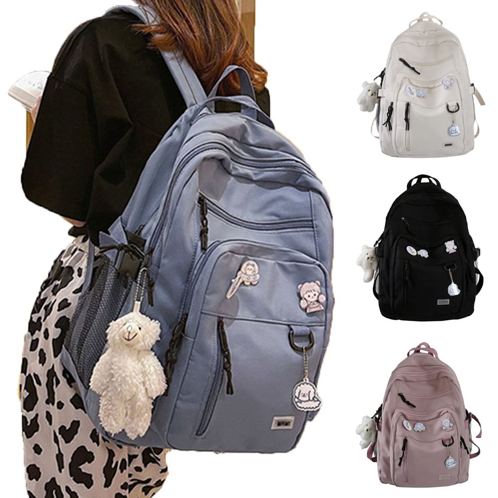 Women Dog Butterfly Feather Print Backpacks Casual Girls High School Bag  Large Capacity Knapsack Female Multi PocketsTravel Bag Y1105 From  Nickyoung07, $11.11 | DHgate.Com