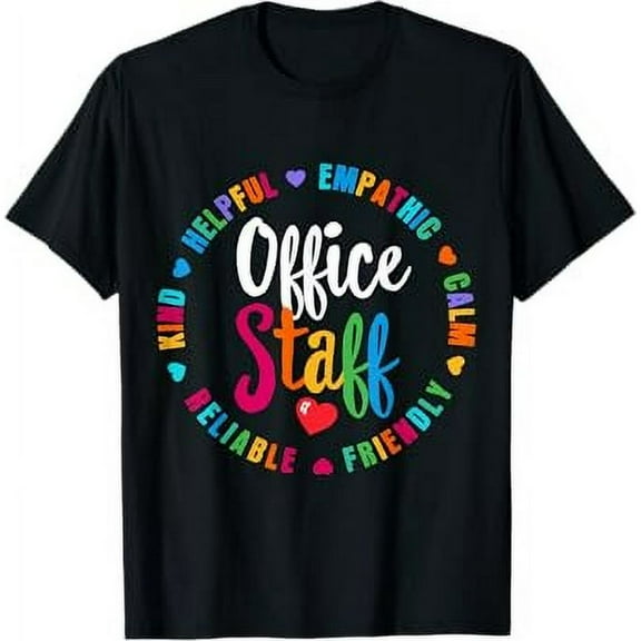 Cute School Secretary Admin Appreciation Front Office STAFF T-Shirt