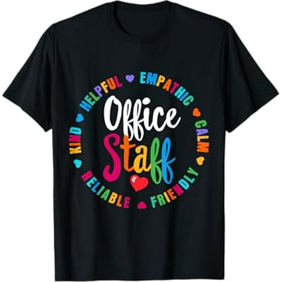 Cute School Secretary Admin Appreciation Front Office STAFF T-Shirt