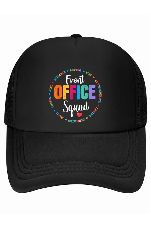 Cute School Secretary Admin Appreciation Front Office Squad Baseball Cap
