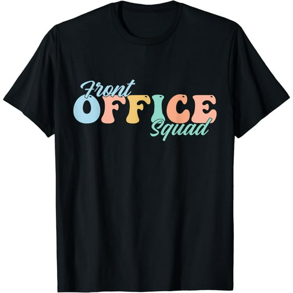 Cute School Secretary Admin Appreciation Front Office Squad T-Shirt