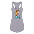 thumbnail image 1 of Cute Scooter Girl. Tank Women -Image by Shutterstock, Female XX-Large, 1 of 4