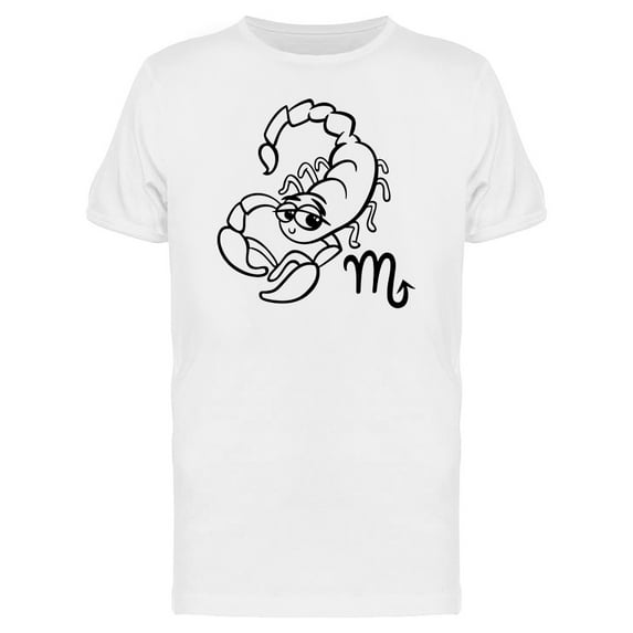 Cute Scorpio Zodiac Cartoon Tee Men's -Image by Shutterstock