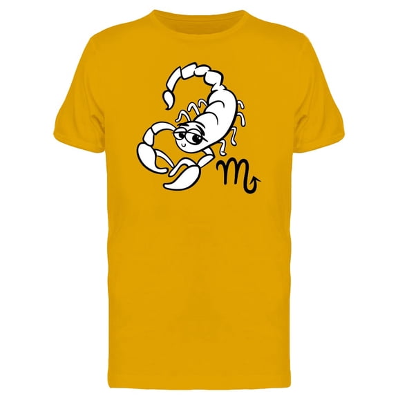 Cute Scorpio Zodiac Cartoon Tee Men's -Image by Shutterstock