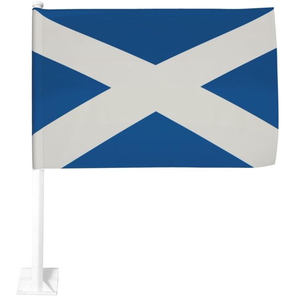 Cute Scotland Car Flag 12x18 inch Scottish Double Sided Stick Flag for Party Decorations