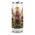 thumbnail image 1 of Cute Scottish Highland Cow With Sunflowers Coffee Tavel Tumblers with Lid and Straw Stainless Steel Vacuum Insulated Mug Wine Glasses Tea Cup for Hot and Cold 500ml, 1 of 8