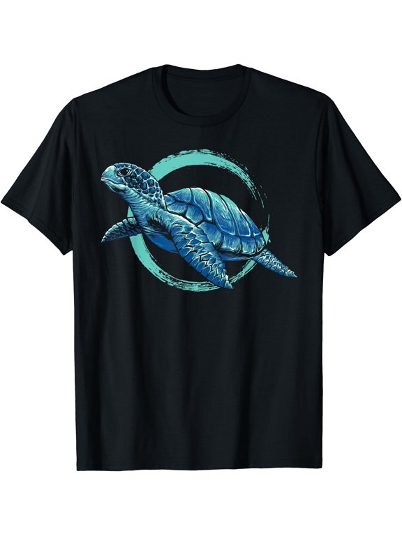 Cute Sea Animal Lover Ocean Pet Owner Gift Aquarium Turtle T-Shirt