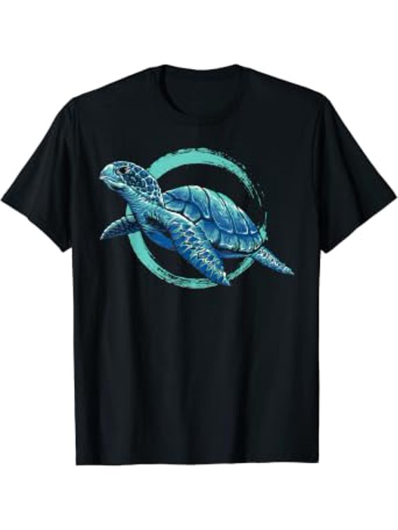Cute Sea Animal Lover Ocean Pet Owner Gift Aquarium Turtle T-Shirt