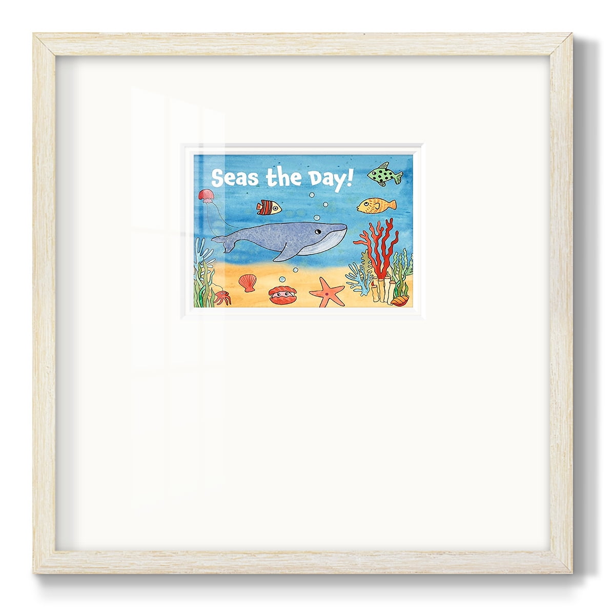 Cute Sea Creatures IIPremium Framed Print