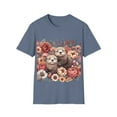 thumbnail image 1 of Cute Sea Otter Tee with Boho Flowers - 4 Color Options Available, 1 of 8