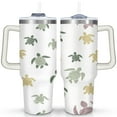 thumbnail image 1 of Cute Sea Turtle 40 Oz Tumbler with Handle Lid and Straw, Stainless Steel Double Walled Vacuum Insulated Cup, Cute Anniversary Wedding Birthday Gifts Tumbler for Women Men Friends Outdoor Indoor, 1 of 7