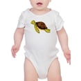 thumbnail image 1 of Cute Sea Turtle Smiling Cartoon Bodysuit Infant -Image by Shutterstock,  24 Months, 1 of 4