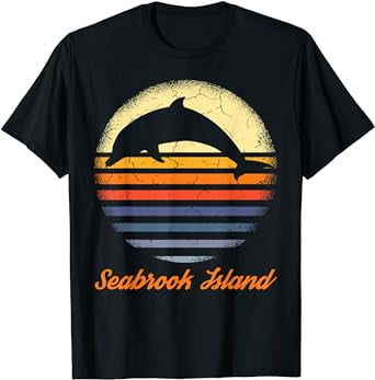Cute Seabrook Island South Carolina SC Dolphin Lover T-Shirt - Walmart.com