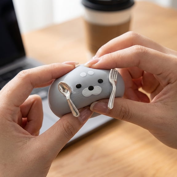 Cute Seal Squishy Animal Stress Sensory Relax Squeeze Decompression for Adults Mood Boost Workplace Comfort Hand Relaxation Tension Release Adorable Desktop Decor