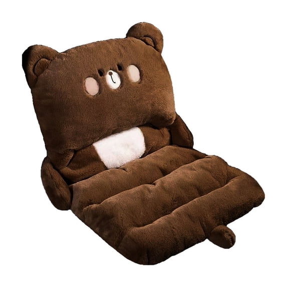 Cute Seat Cushion - Stable Car Lumbar Support Cushion, Adorable Cartoon Chair Cushion | Integrated Design Cute Chair Cushion, Anti Slip Plush Car Seat Cushion for Chair Car Patio Wheelchair