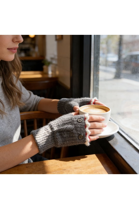 Cute Shark Fingerless Gloves, Cute 3D Cartoon Knitted Winter Accessory,Cute Sharks Half-Finger Winter Gloves Warm Novelty Half-Finger Mittens,Warm Knit Mittens For Outdoor Texting And Cold-Weather