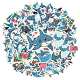 thumbnail image 1 of Cute Shark Stickers Adventure Stickers Funny Cartoon Stickers for Laptops Suitcases Notebooks, 1 of 9