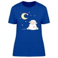 thumbnail image 1 of Cute Sheep And Moon Cartoon T-Shirt Women -Image by Shutterstock, Female Large, 1 of 2