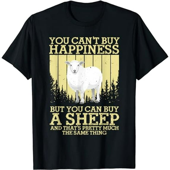Cute Sheep Design For Men Women Kids Livestock Sheep Lovers T-Shirt