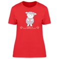 thumbnail image 1 of Cute Sheep Girl Cartoon T-Shirt Women -Image by Shutterstock, Female Small, 1 of 2