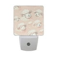 thumbnail image 1 of Cute Sheep Head Night Light 2 Pack LED Nightlight Plug into Wall Dusk to Dawn Sensor Soft White, 1 of 7