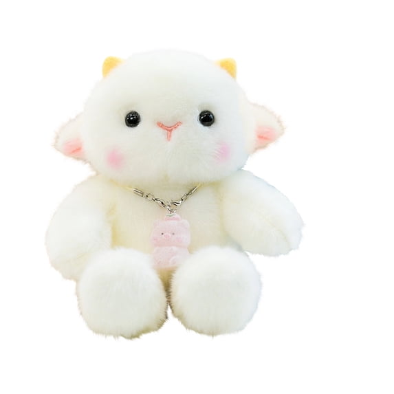 Cute Sheep Plush Toy, Soft Stuffed Animal Doll Dress, Kawaii Plush Gift for Girls, Room Decor, Birthday Gift, Shower Present, Holiday Toy, K