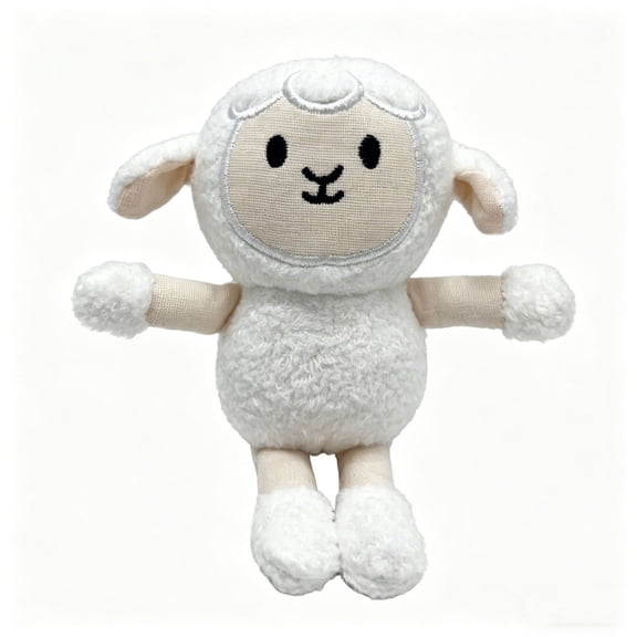 Cute Sheep Plush Toy for Backpack Decor, 5.1 in Soft Lamb Stuffed Animal Hanging Pendant for Keyring and Bags