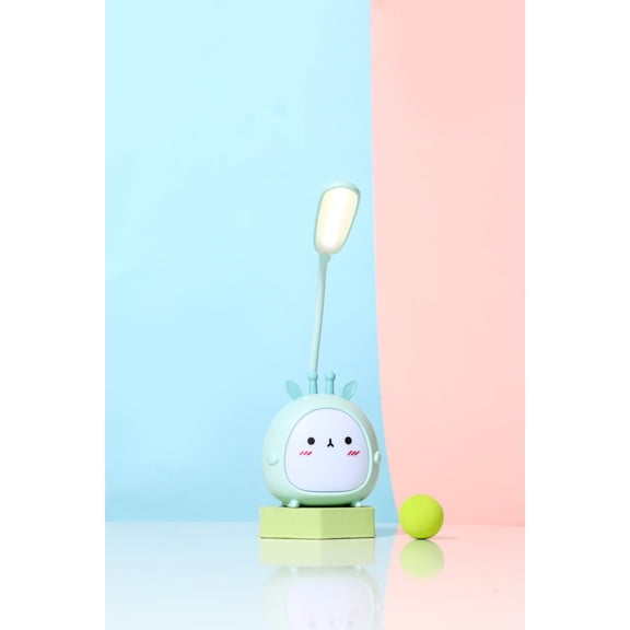 Cute Sheep Shape LED Desk, Bed Lamp. Reading Lamp/Night Light With 360 Flexibility (Blue)