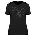thumbnail image 1 of Cute Sheep Sketch Doodle T-Shirt Women -Image by Shutterstock, Female Large, 1 of 2