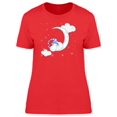 thumbnail image 1 of Cute Sheep Sleeping On The Moon T-Shirt Women -Image by Shutterstock, Female Medium, 1 of 2