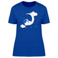 thumbnail image 1 of Cute Sheep Sleeping On The Moon Tee Women's -Image by Shutterstock, 1 of 1