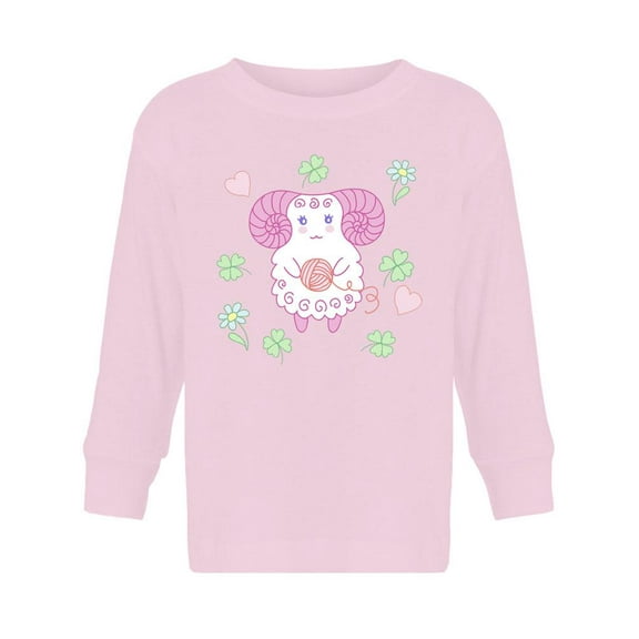 Cute Sheep With Wool Long Sleeve Toddler -Image by Shutterstock,  3 Toddler