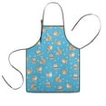thumbnail image 1 of Cute Shiba Inu Kids Aprons for Girls and Boys,Adjustable Neck Strap Toddler Aprons for Kids Cooking Baking, 1 of 7