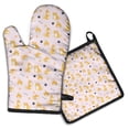 thumbnail image 1 of Cute Shiba Inu Kitchen Oven Mitt and Pot Holder Sets 2 Pcs for Baking, Cooking and Grilling, Heat Resistant Up To 392 °F, 1 of 7