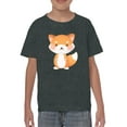 thumbnail image 1 of Cute Shiba Inu T-Shirt Juniors -Image by Shutterstock,  Small, 1 of 4