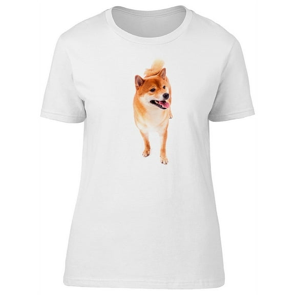 Cute Shiba Inu T-Shirt Women -Image by Shutterstock, Female Small