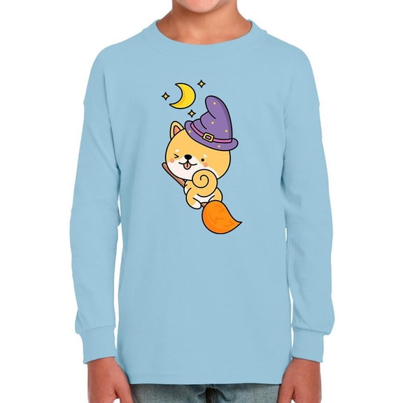 Cute Shiba Witch Costume Long Sleeve Toddler -Image by Shutterstock,  5 Toddler