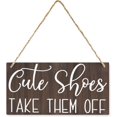 Cute Shoes Entryway Sign - Take Them Off! - Walmart.com