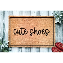 Cute Shoes | Funny Doormat | Housewarming Gift | Custom Doormat Closing Gift | Welcome Doormat | Front Door | Funny Door Mat Gift