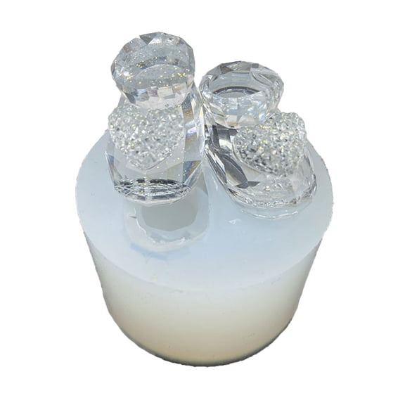 Cute Shoes Shape Silicone Mold Decorative Pendant Mold Handmade Epoxy Silicone Mold Epoxy Resin Molds Making Crafts