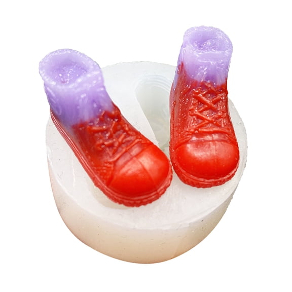 Cute Shoes Shape Silicone Mold Decorative Pendant Mold Handmade Epoxy Silicone Mold Epoxy Resin Molds Making Crafts