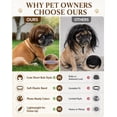 thumbnail image 1 of Cute Short Hair Wig Pet Headband Funny Dog Cat Adjustable Spooky Accessory with Elastic Bands for Photos Parties Holidays Cosplay Christmas,7.1in,Black, 1 of 4